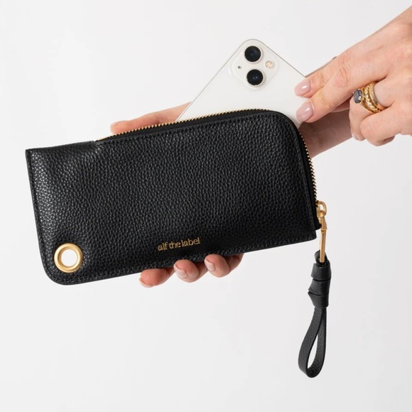 Alf the Label Harriet Case ( Black Leather) - Picture 2 of 5